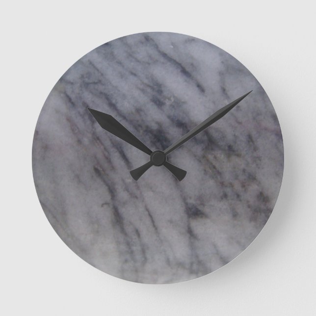 Horloge Ronde Marbre gris (Recto)