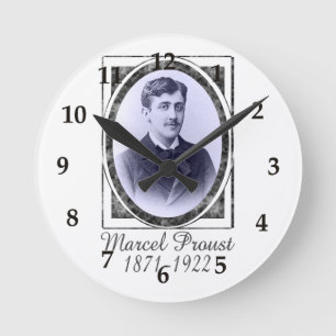 Horloge Ronde Marcel Proust