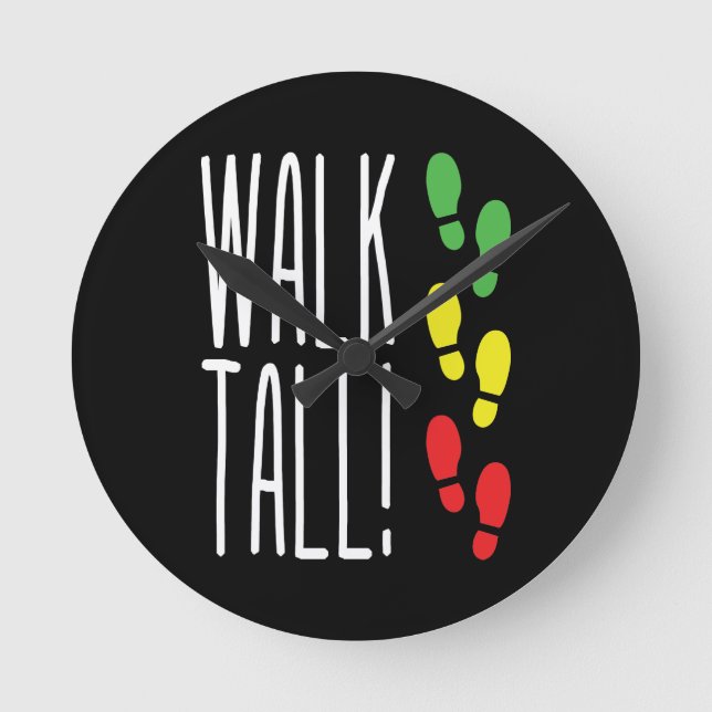 Horloge Ronde Marcher Haut (Recto)