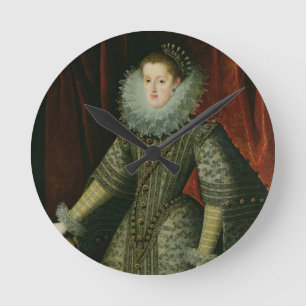 Horloge Ronde Margarita de la Reine de l'Autriche, 1609 (huile