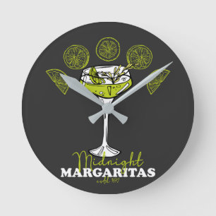 Horloge Ronde Margaritas de minuit 1692, sorcières, sorcières Sa