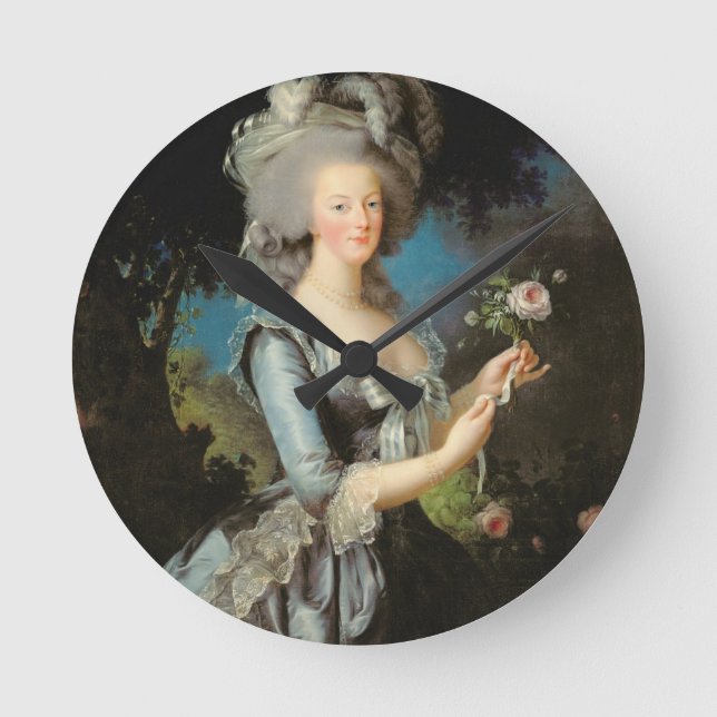 Horloge Ronde Marie Antoinette with a Rose, 1783 (Recto)