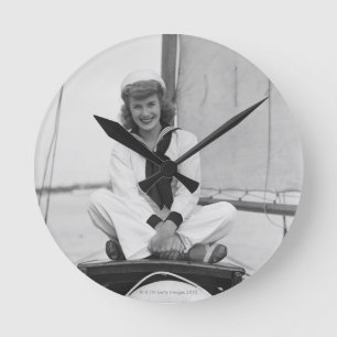 Horloge Ronde Marin de femme