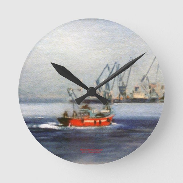 Horloge Ronde Marine/Marine/Seascape (Recto)
