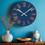 Horloge Ronde Marine Rose cuivre or minimal Métal urbain<br><div class="desc">Vous cherchez une horloge à la fois abordable et élégante ? Ne cherchez pas plus loin que la Marine Rose en cuivre or minimal Métallic Urbain Horloge ronde Métallique Mini. Cette horloge est un mélange parfait de design moderne et classique, il est idéal pour toute maison ou bureau. L'horloge est...</div>