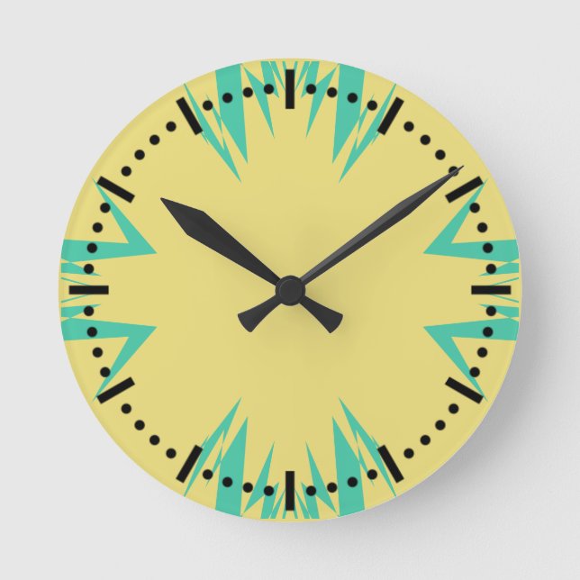 Horloge Ronde Maroc 2 couleur (Recto)