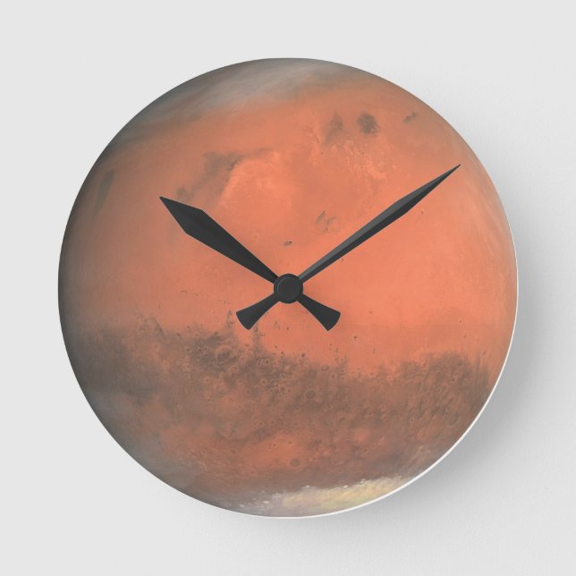 Horloge Ronde Mars Planet (Recto)