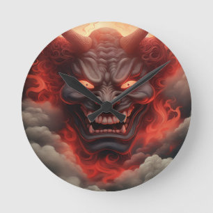 Horloge Ronde Masque Hannya