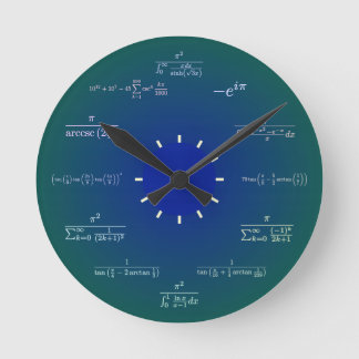 Horloge Ronde Math Clock
