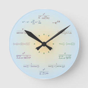 Horloge Ronde Math clock