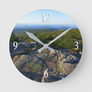 Horloge Ronde Matin au sommet de la montagne Cadillac à Acadia