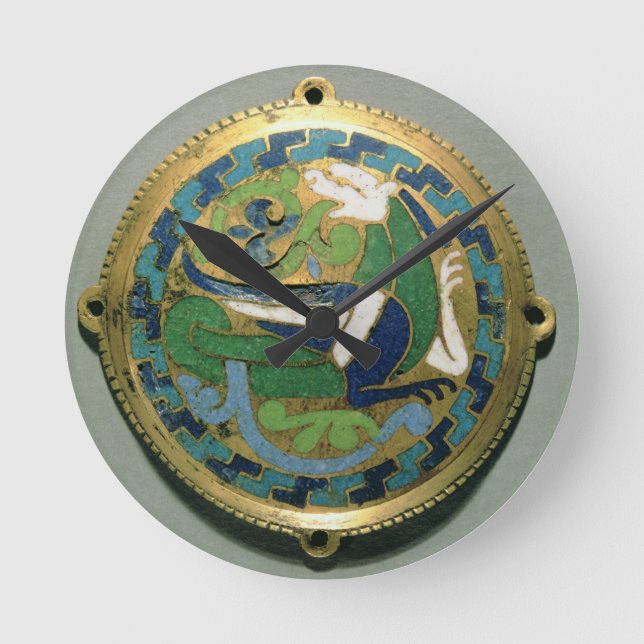 Horloge Ronde Médaillon représentant un dragon, français, de Con (Recto)
