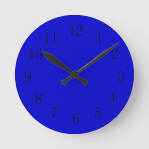 Horloge Ronde Medium de Blue Kitchen Wall Clock