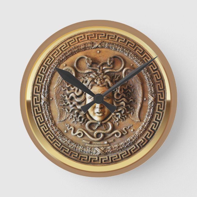 Horloge Ronde Méduse  (Recto)