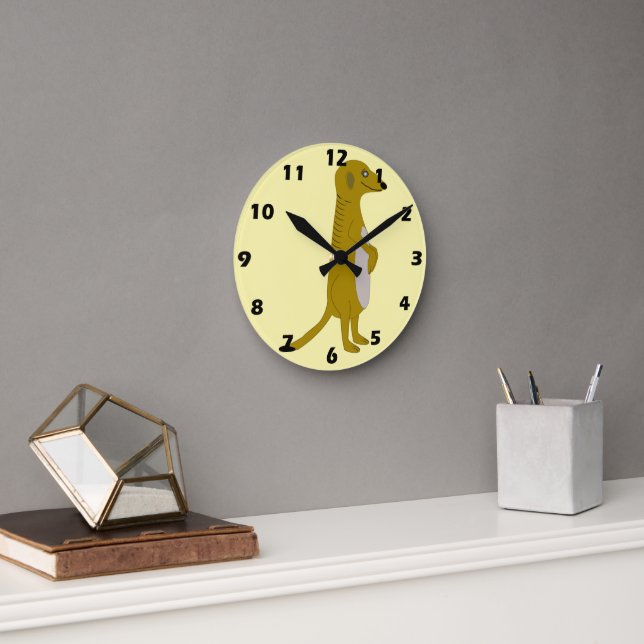 Horloge Ronde Meerkat Design (Bureau)