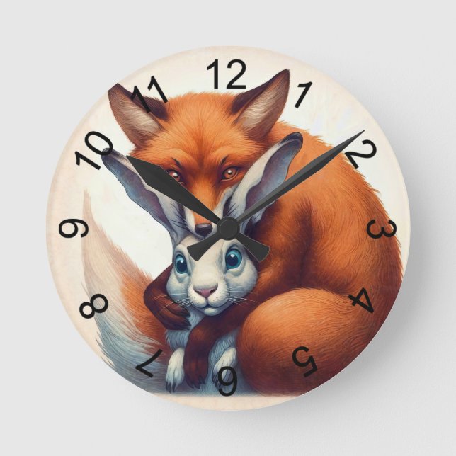 Horloge Ronde Meilleur des amis (Recto)