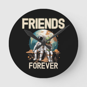 Horloge Ronde Meilleurs amis pour toujours