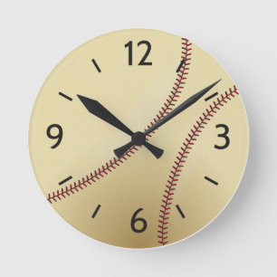 Horloge Ronde Menace decorative Wall Clock pour fan de baseball