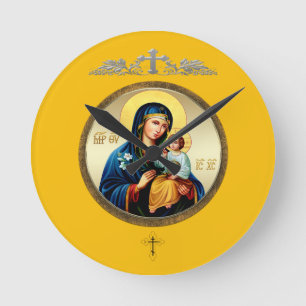 Horloge Ronde Mère de Dieu
