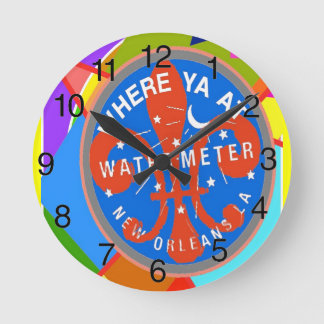 Horloge Ronde Mètre d'eau abstrait
