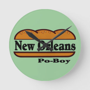 Horloge Ronde Mew Orleans Po Boy