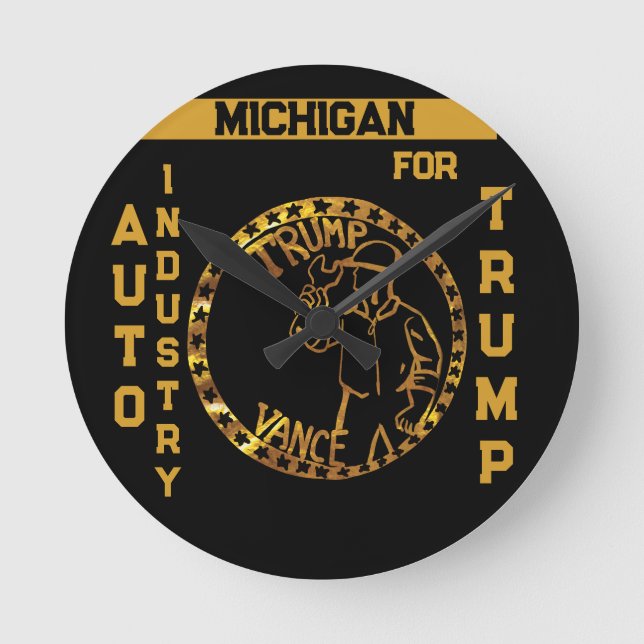 HORLOGE RONDE MICHIGAN (Recto)