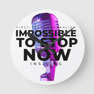 Horloge Ronde Microphone