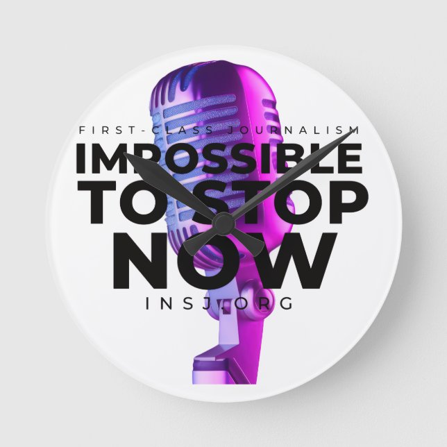 Horloge Ronde Microphone (Recto)