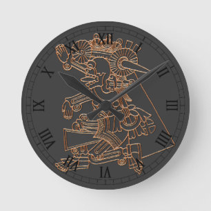 Horloge Ronde Mictlantecuhtli