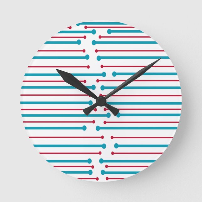 Horloge Ronde Midcentury modern (Recto)