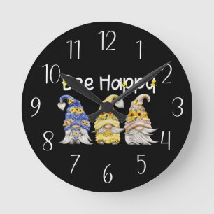Horloge Ronde mignon amateur d'insectes d'abeilles