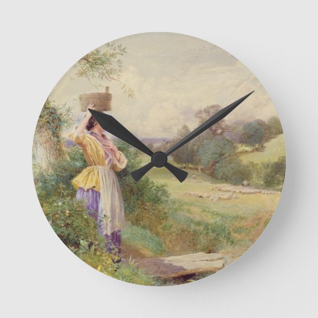 Horloge Ronde Milkmaid 1860 (Recto)