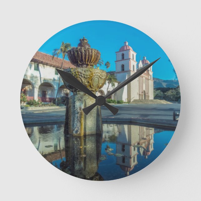 Horloge Ronde Mission Père Noël Barbara (Recto)