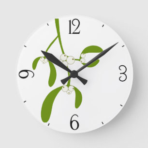 Horloge Ronde Mistletoe