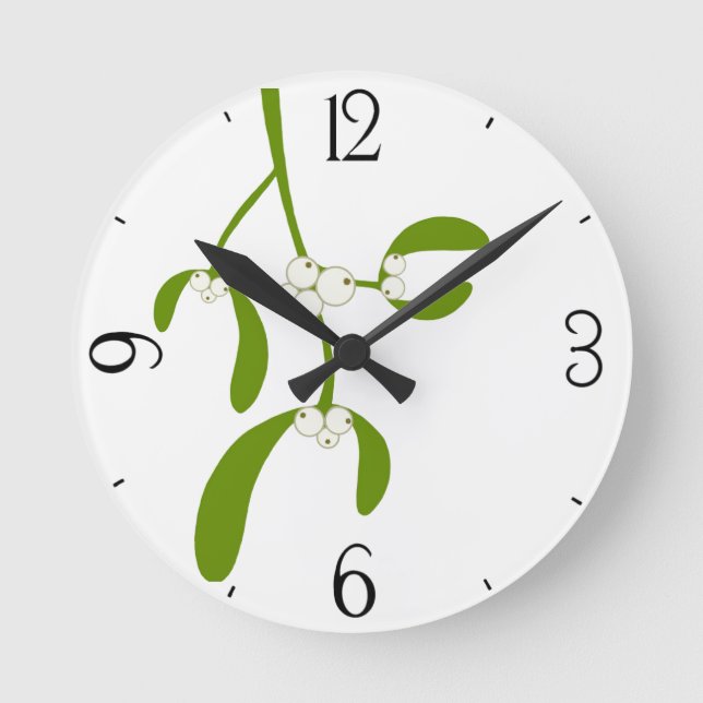 Horloge Ronde Mistletoe (Recto)