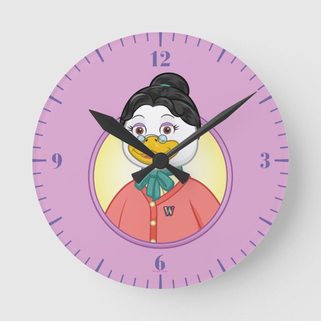 Horloge Ronde Mme Birdy (Recto)