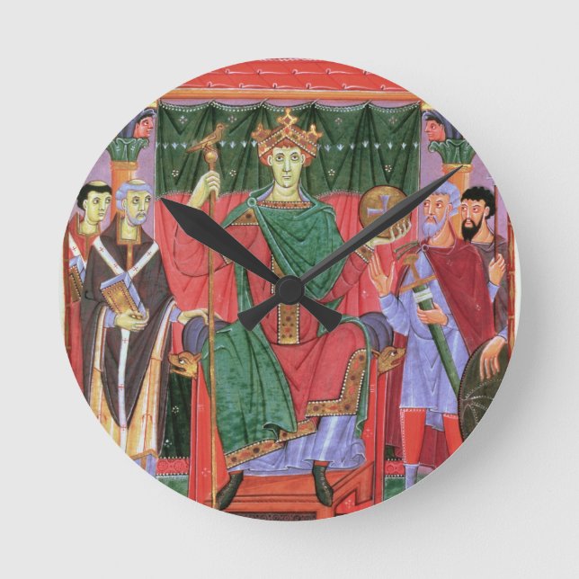 Horloge Ronde Mme Cim.4453 f.42r Saint Empereur Romain Otto III (Recto)