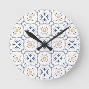 Horloge Ronde Modèle floral