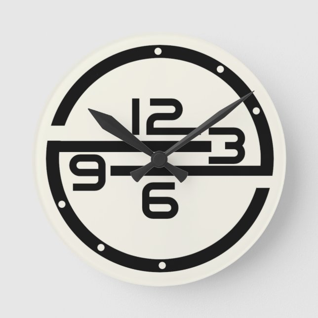 Horloge Ronde Moderne (Recto)
