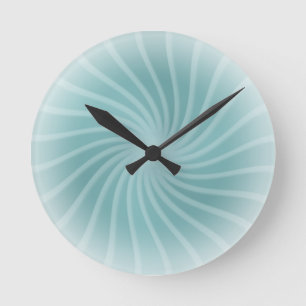 Horloge Ronde Moderne et élégant Pastel Turquoise Green