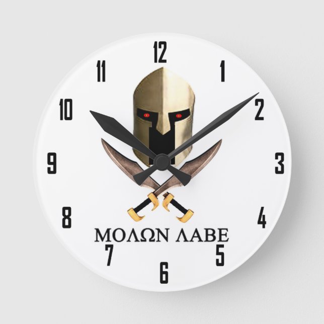 HORLOGE RONDE MOLON LABE (Recto)