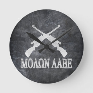 Horloge Ronde Molon Labe