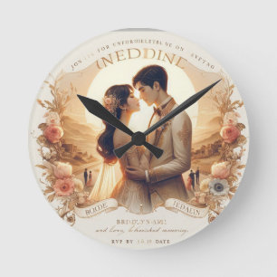 Horloge Ronde Moments enchantés : Une nuit pour se souvenir"