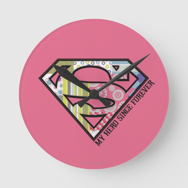 Horloge Ronde Mon héros depuis pour toujours (Recto)