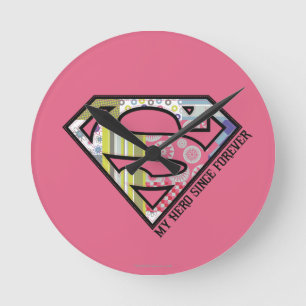 Horloge Ronde Mon héros depuis pour toujours