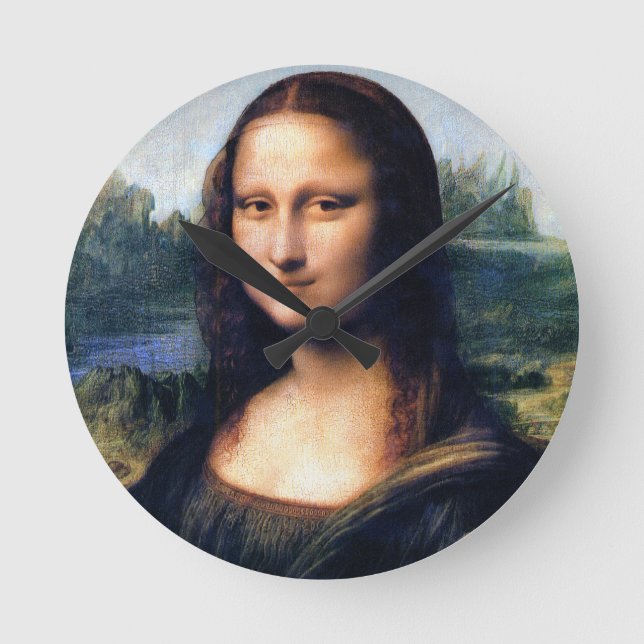 Horloge Ronde Mona Lisa by Léonard de Vinci (Recto)