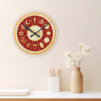 Horloge Ronde Monde de la foi