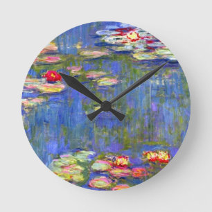 Horloge Ronde Monet Water Lilies
