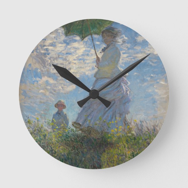 Horloge Ronde Monet's Woman with a parasol (Recto)