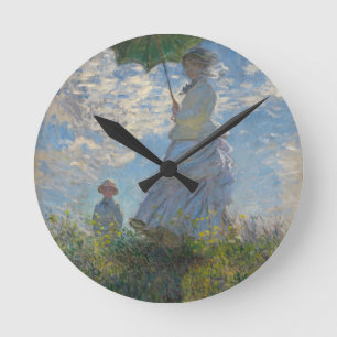 Horloge Ronde Monet's Woman with a parasol